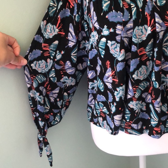 We The Free Free People Women’s Lexington Off Shoulder Top Floral - Picture 2 of 4